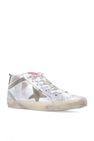 Golden Goose SILVER ‘Mid Star Classic’ high-top sneakers 4
