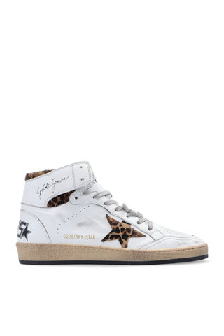 Golden Goose WHITE ‘Sky Star’ high-top sneakers 1