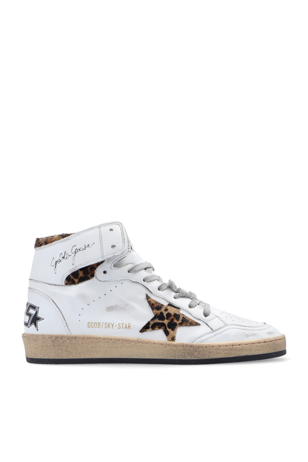 Golden Goose WHITE ‘Sky Star’ high-top sneakers 1