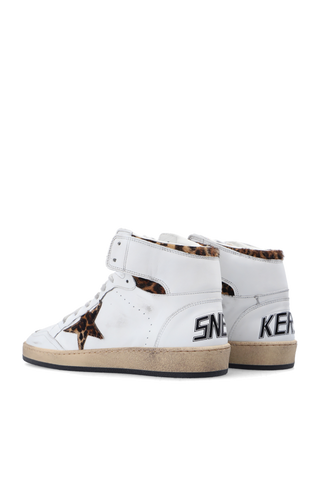 Golden Goose WHITE ‘Sky Star’ high-top sneakers 5
