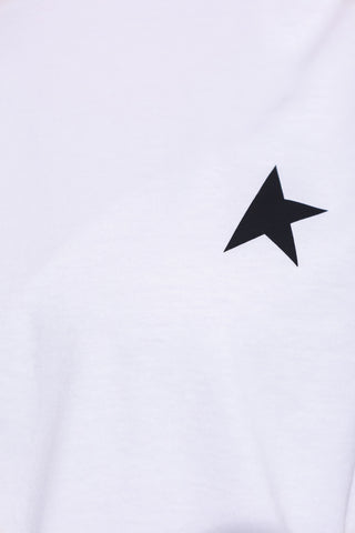Golden Goose WHITE T-shirt with logo 5