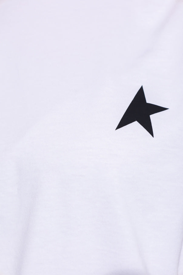 Golden Goose WHITE T-shirt with logo 5