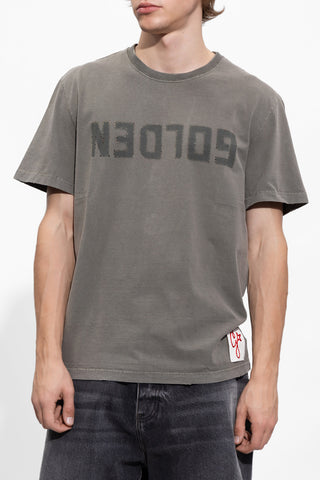 Golden Goose GREY T-shirt with logo 3