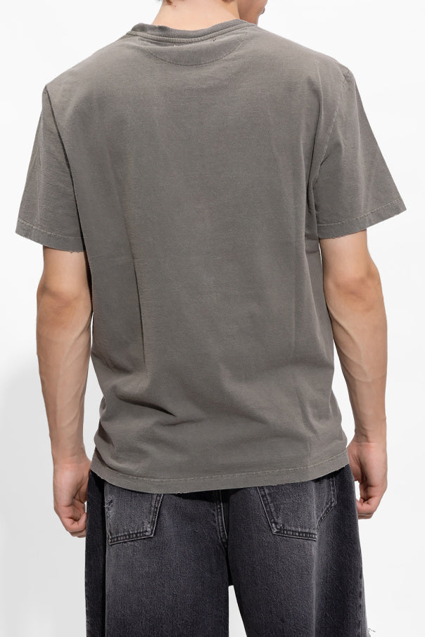 Golden Goose GREY T-shirt with logo 4