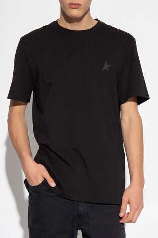Golden Goose BLACK T-shirt with logo 3