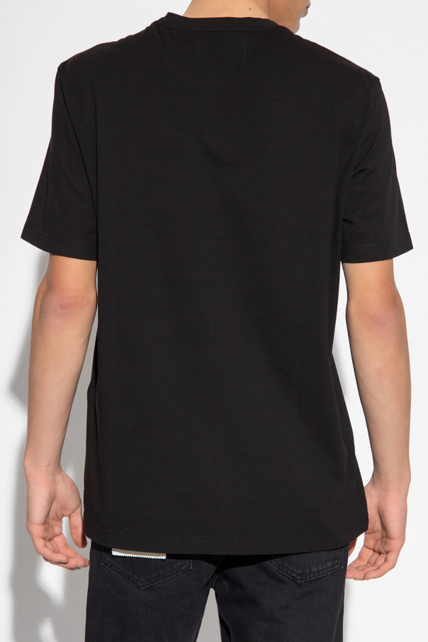Golden Goose BLACK T-shirt with logo 4