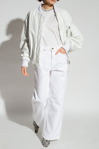 Golden Goose WHITE T-shirt with logo 2
