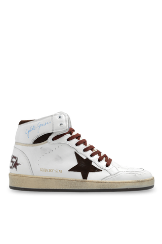 Golden Goose WHITE ‘Sky Star’ sneakers 1