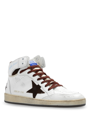 Golden Goose WHITE ‘Sky Star’ sneakers 4