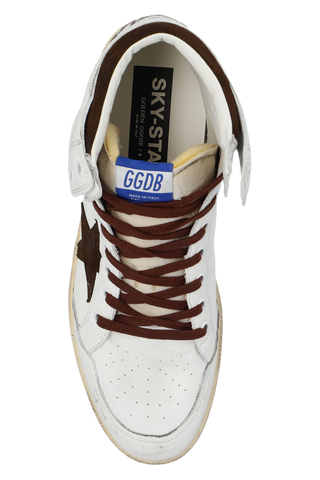 Golden Goose WHITE ‘Sky Star’ sneakers 7