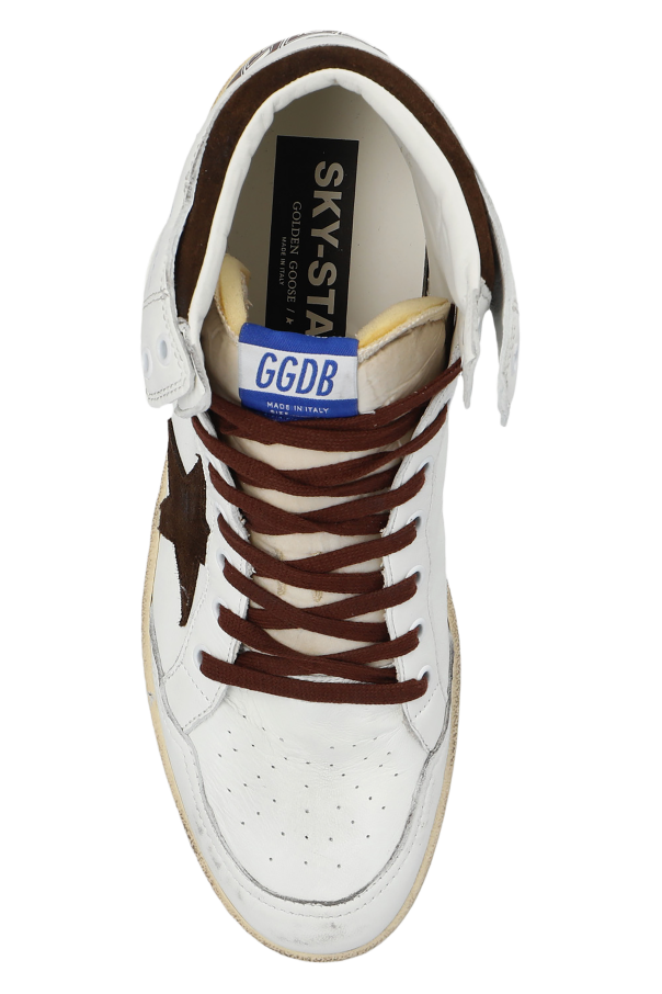 Golden Goose WHITE ‘Sky Star’ sneakers 7