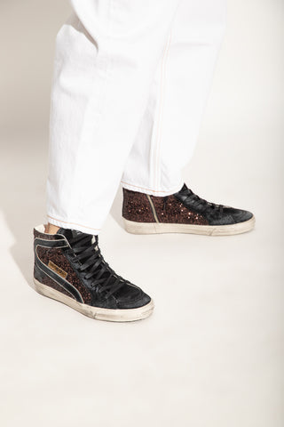 Golden Goose BLACK ‘Slide Classic’ sneakers 2