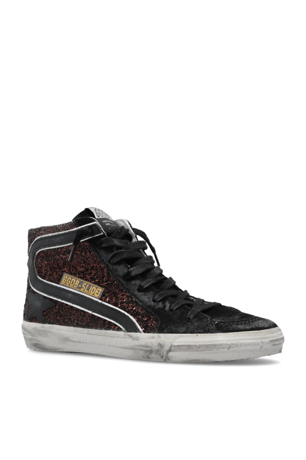Golden Goose BLACK ‘Slide Classic’ sneakers 4