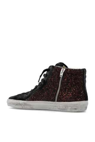 Golden Goose BLACK ‘Slide Classic’ sneakers 5