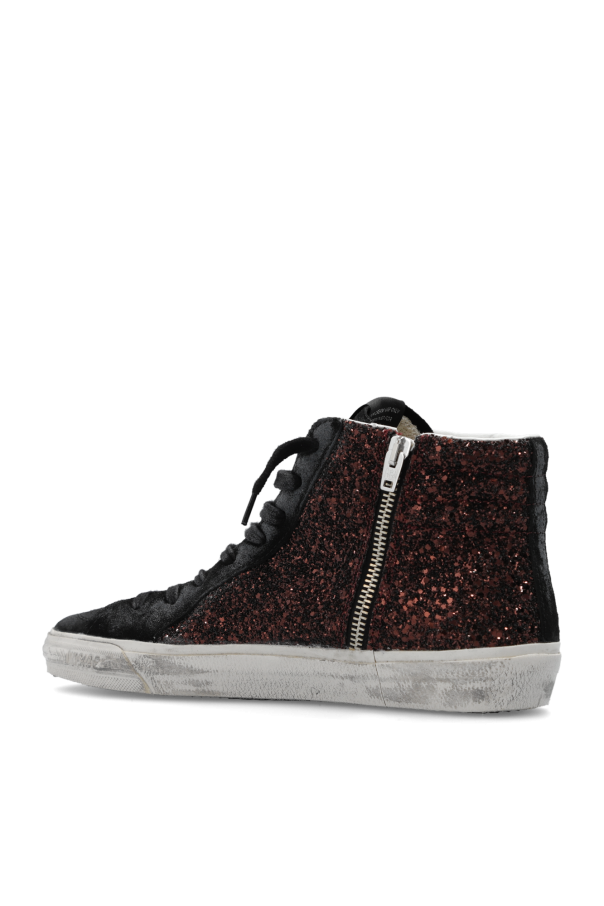 Golden Goose BLACK ‘Slide Classic’ sneakers 5