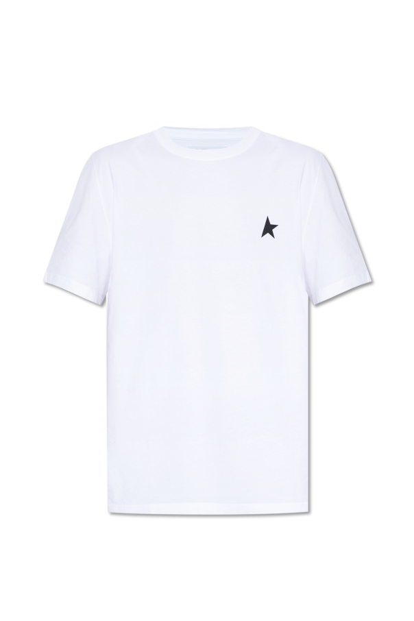 Golden Goose WHITE Branded T-shirt 1