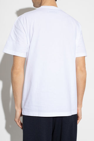Golden Goose WHITE Branded T-shirt 4