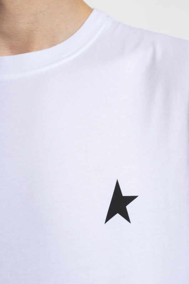 Golden Goose WHITE Branded T-shirt 5