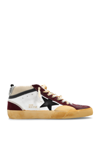 Golden Goose WHITE ‘Mid Star’ high-top sneakers 1