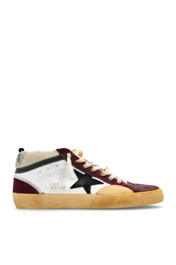 Golden Goose WHITE ‘Mid Star’ high-top sneakers 1