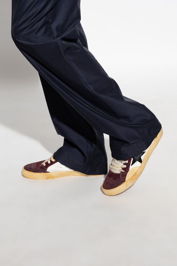 Golden Goose WHITE ‘Mid Star’ high-top sneakers 2