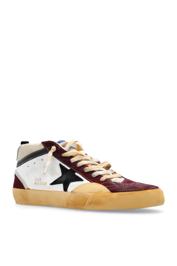 Golden Goose WHITE ‘Mid Star’ high-top sneakers 4