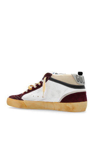 Golden Goose WHITE ‘Mid Star’ high-top sneakers 5