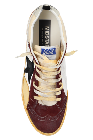 Golden Goose WHITE ‘Mid Star’ high-top sneakers 6