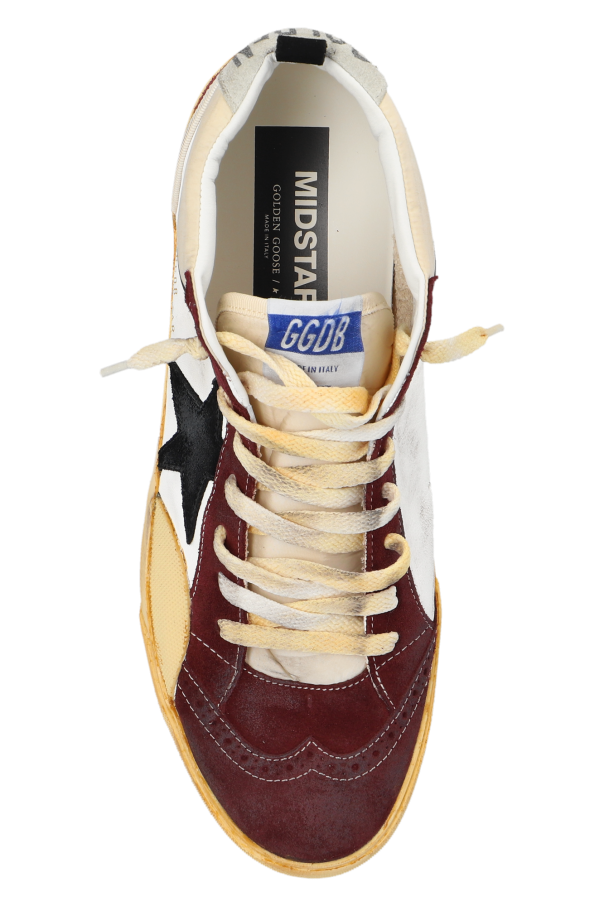 Golden Goose WHITE ‘Mid Star’ high-top sneakers 6