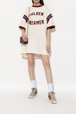 Golden Goose BURGUNDY ‘Mid Star Classic’ high-top sneakers 3