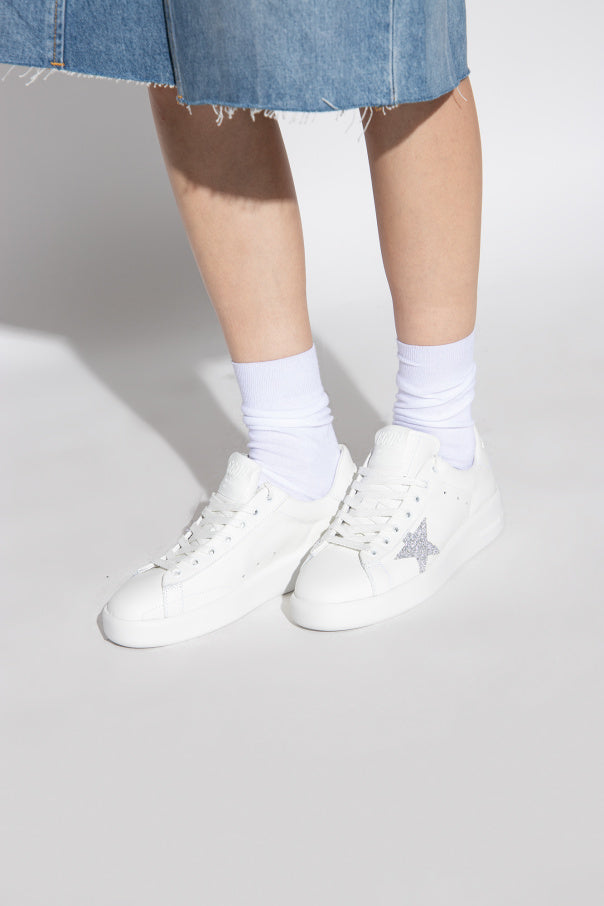 Golden Goose WHITE ‘Pure’ lace-up sneakers 2