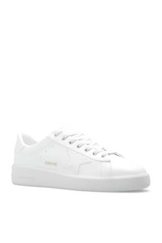 Golden Goose WHITE ‘Pure’ lace-up sneakers 4