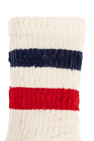 Golden Goose cream Socks with logo 2
