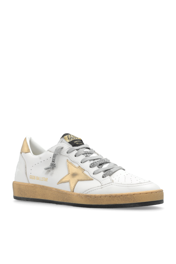 Golden Goose WHITE ‘Ball Star’ sneakers 4
