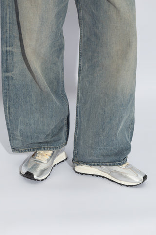 Golden Goose SILVER ‘Running Marathon M77’ Sports Shoes 2