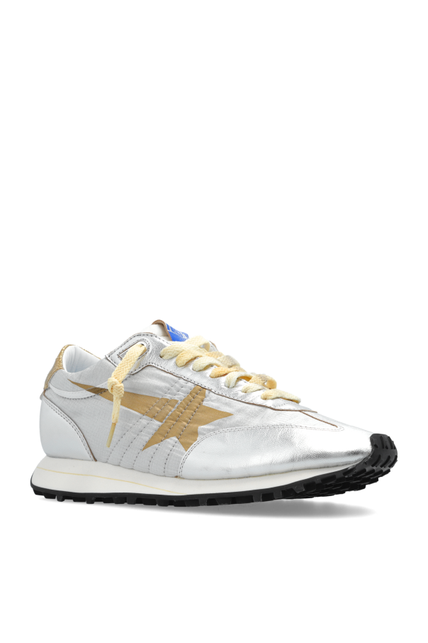 Golden Goose SILVER ‘Running Marathon M77’ Sports Shoes 4