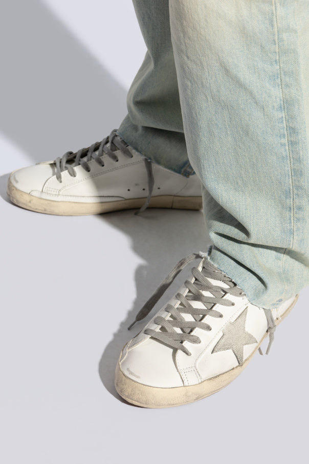 Golden Goose WHITE ‘Super-star’ sneakers 2