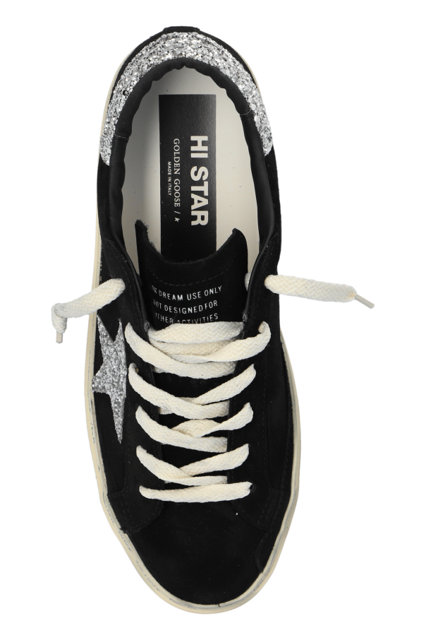 Golden Goose BLACK Sports shoes Hi Star Classic With List 6