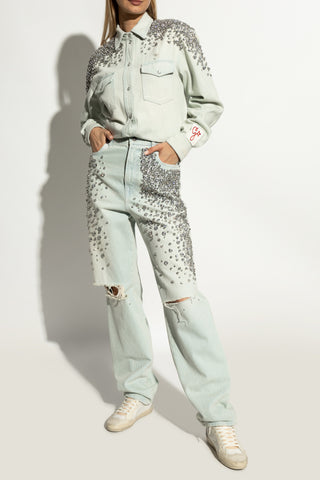 Golden Goose WHITE Sneakers Mid Star Double Quarter 3