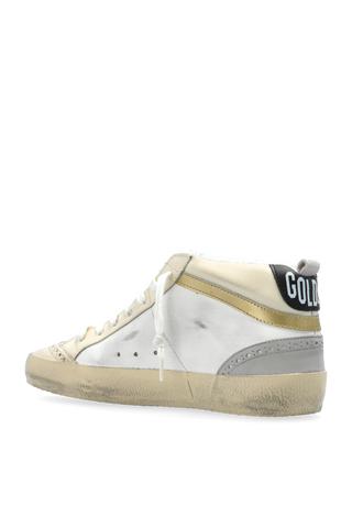 Golden Goose WHITE Sneakers Mid Star Double Quarter 5