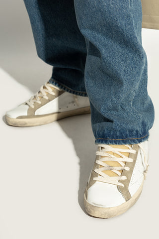 Golden Goose WHITE Sneakers Super-Star Skate Con Toppa Esterna 2