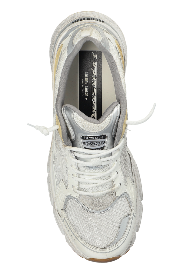 Golden Goose WHITE Lightstar sneakers 6
