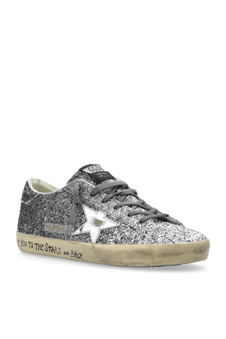 Golden Goose SILVER Sports shoes `Super-Star Classic With List` 4