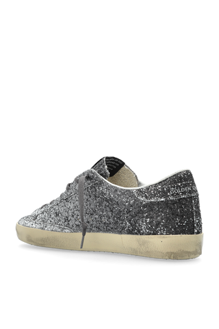 Golden Goose SILVER Sports shoes `Super-Star Classic With List` 5