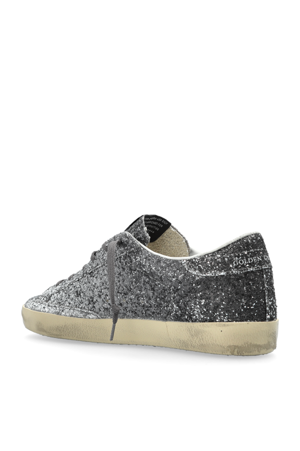 Golden Goose SILVER Sports shoes `Super-Star Classic With List` 5