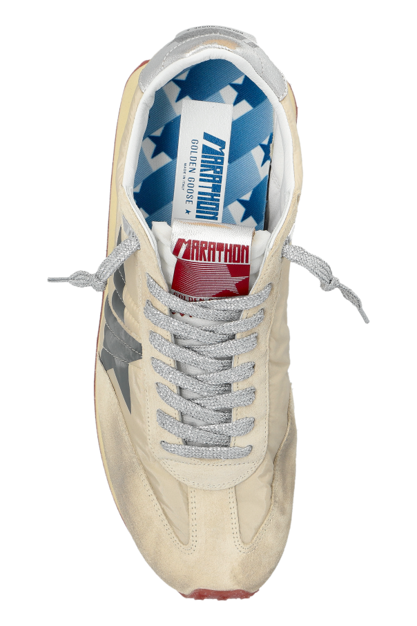 Golden Goose cream Sports shoes `RUNNING MARATHON M77` 6