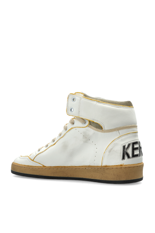Golden Goose WHITE ‘Sky Star’ ankle-high sports shoes 5