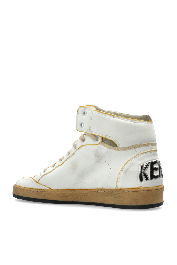 Golden Goose WHITE ‘Sky Star’ ankle-high sports shoes 5