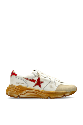 Golden Goose WHITE ‘Running Sole’ sports shoes 1