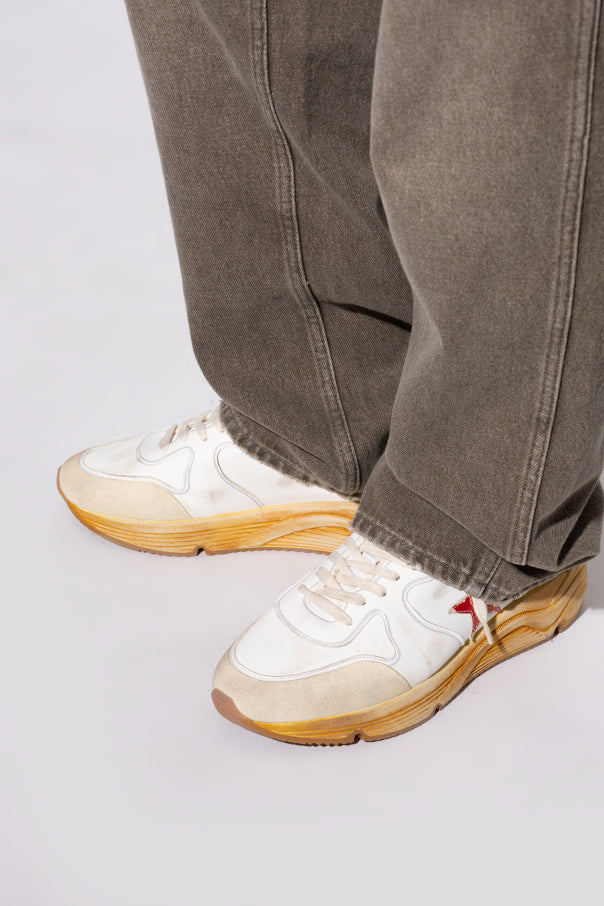 Golden Goose WHITE ‘Running Sole’ sports shoes 2